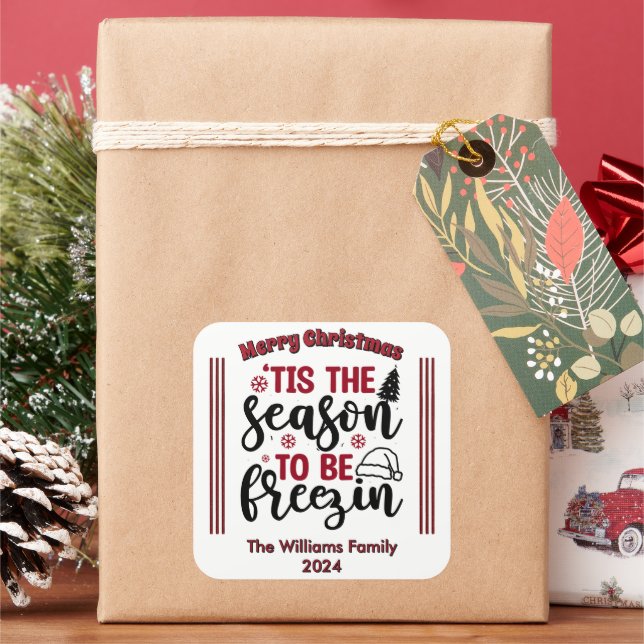 Joyful Christmas Stickers for Celebration (Holiday)