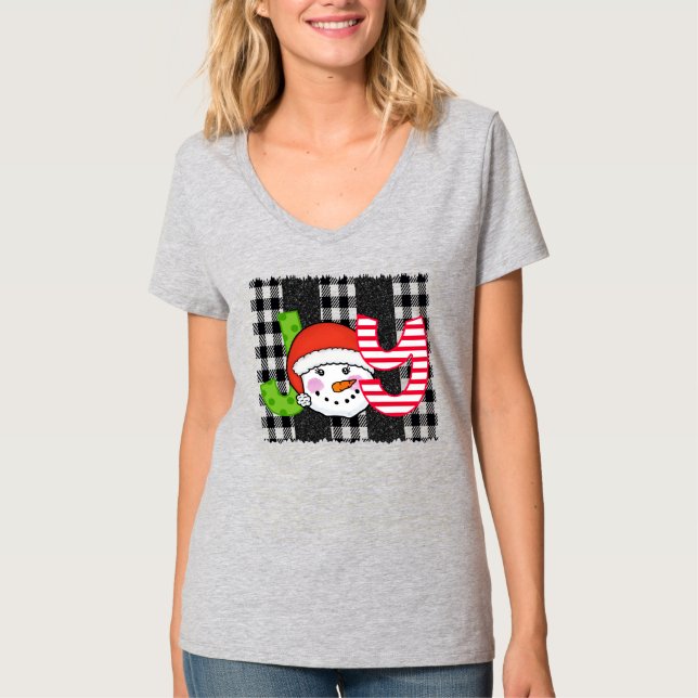 Joyful Christmas  T-Shirt (Front)