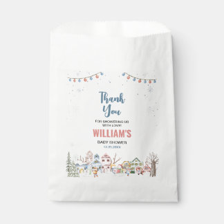 Joyful Christmas Thank You Baby Shower Favour Bag