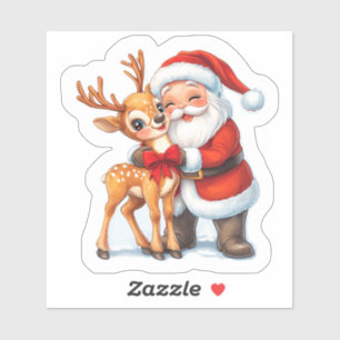 Joyful Christmas With Santa & Reindeer!