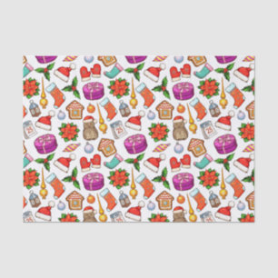 Joyful Colourful Christmas  Tissue Paper