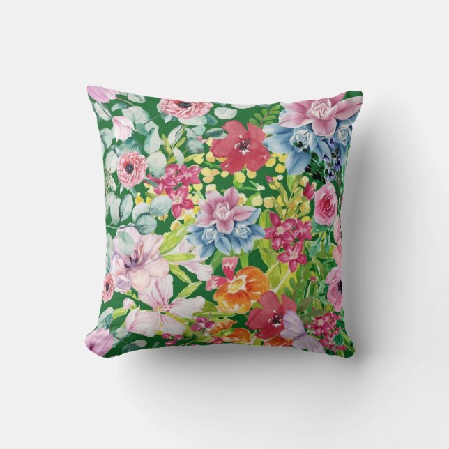 Joyful Daisy Chains Cushion (Front)