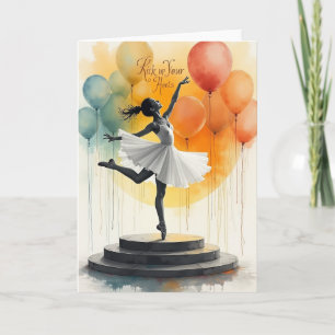 Joyful Dancer Birthday Card