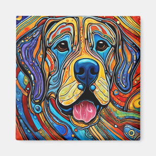 Joyful Dog Magnet