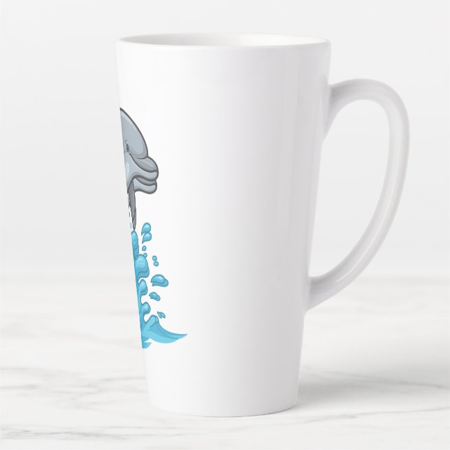 Joyful Dolphin Splash - Mug (Right)