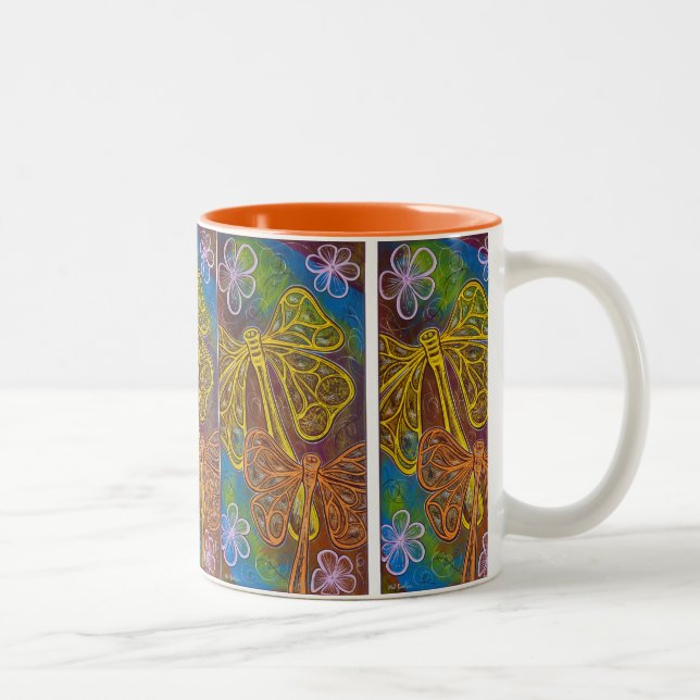 Joyful Dragonfly Mug (Right)