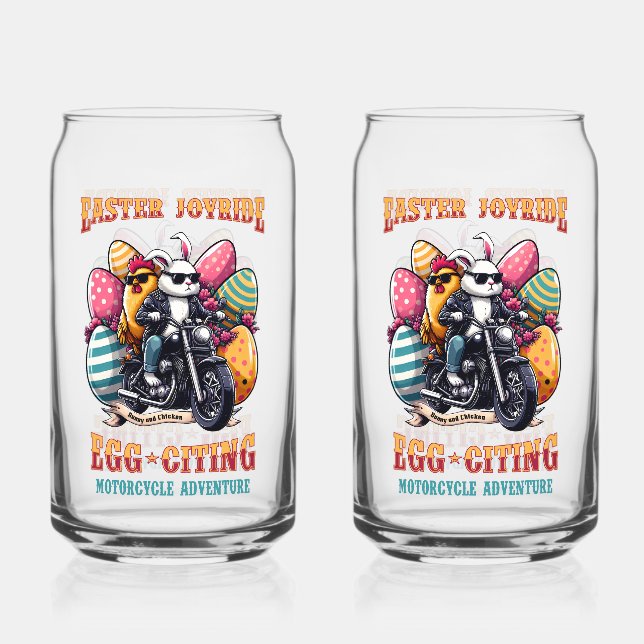 Joyful Easter Joyride Can Glass (Front)