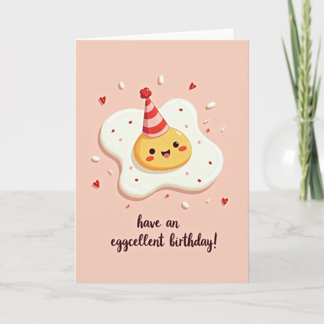 Joyful Egg Party Card (Front)