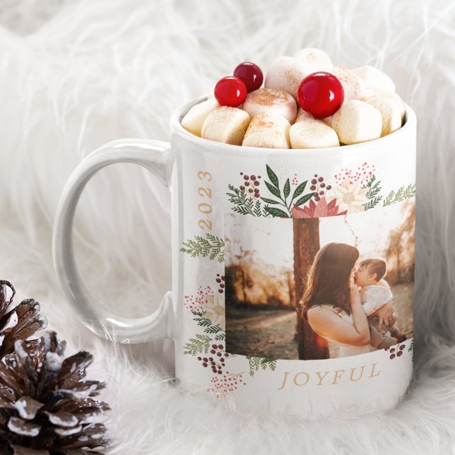 JOYFUL elegant festive flora  photo Coffee Mug (Creator Uploaded)