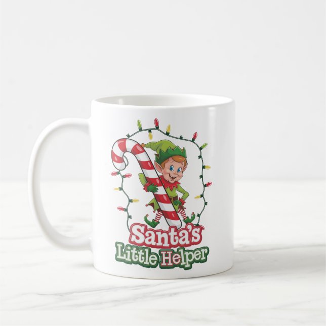Joyful Elf Coffee Mug (Left)
