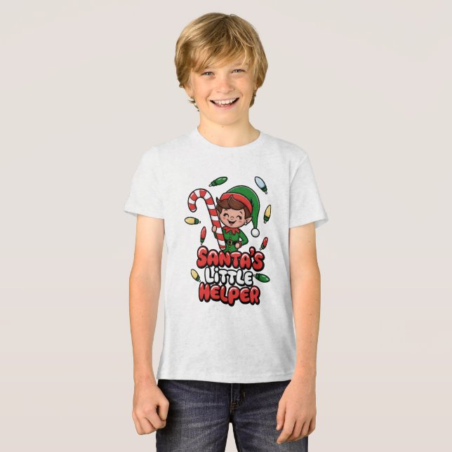 Joyful Elf Tri-Blend Shirt (Front Full)