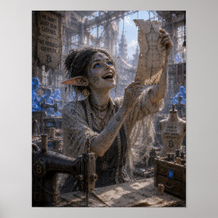 Joyful Excitement / Pattern Maker / Garment Factor Poster