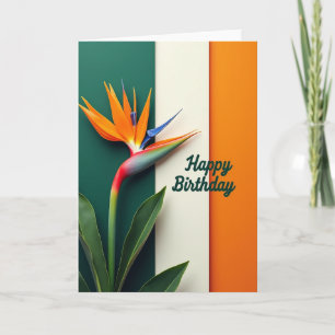 Joyful Exotic Bloom Card