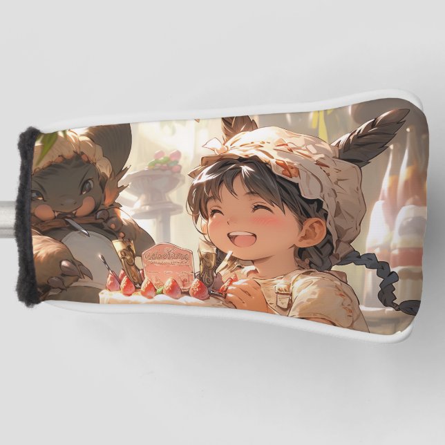 Joyful Fantasy Anime Bakery Golf Head Cover (Front)