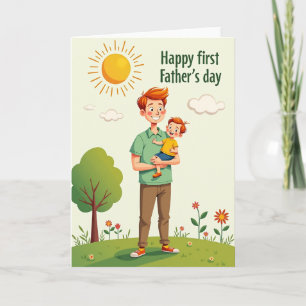 Joyful Father Son Day Card