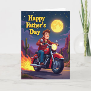 Joyful Fathers Day Bike Card