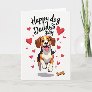 Joyful Fathers Day Dog Card