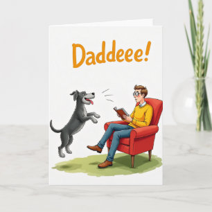 Joyful Fathers Day Scene Card