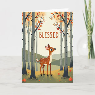 Joyful Fawn Birthday Card