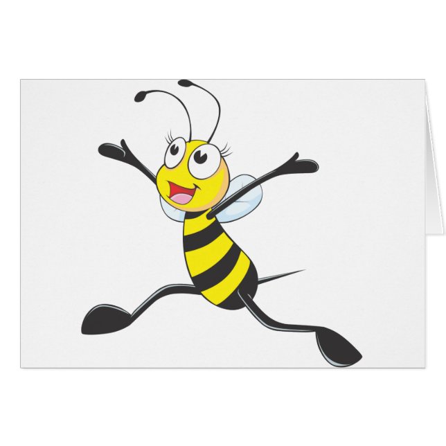 Joyful Female Bee (Front Horizontal)