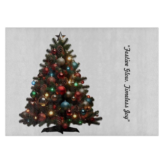 "Joyful Festive Nights" Cutting Board (Front)