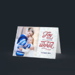 Joyful Flakes Holiday Photo Greeting Card<br><div class="desc">Design © Berry Berry Sweet.  Visit our design showroom at WWW.BERRYBERRYSWEET.COM</div>