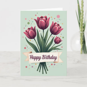 Joyful Floral Bouquet Card
