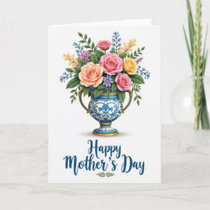 Joyful Floral Mothers Day Card