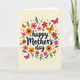 Joyful Floral Spring Day Card