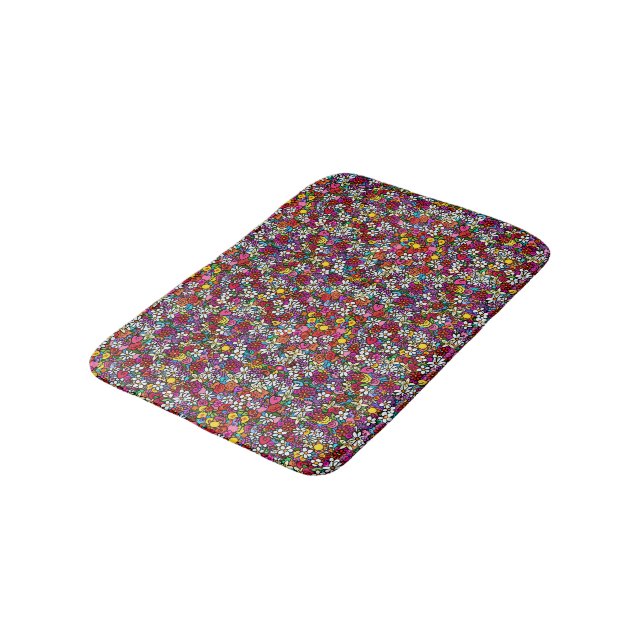 Joyful Garden Bath Mat (Angled)