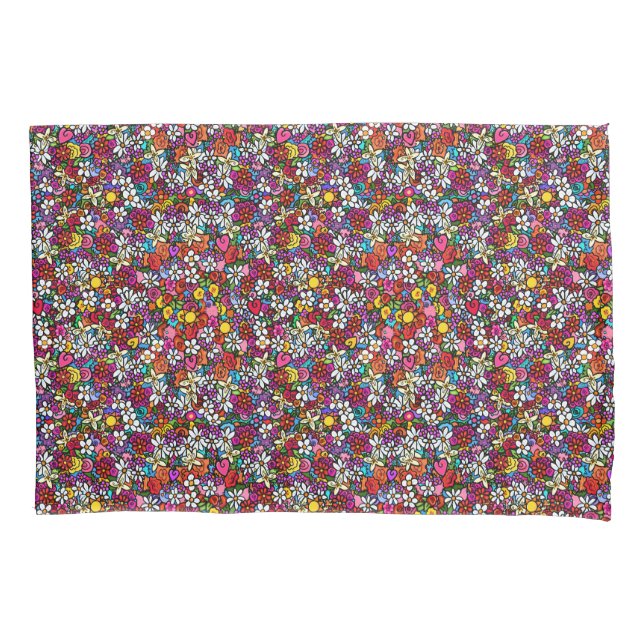 Joyful Garden Pillowcase (Front)