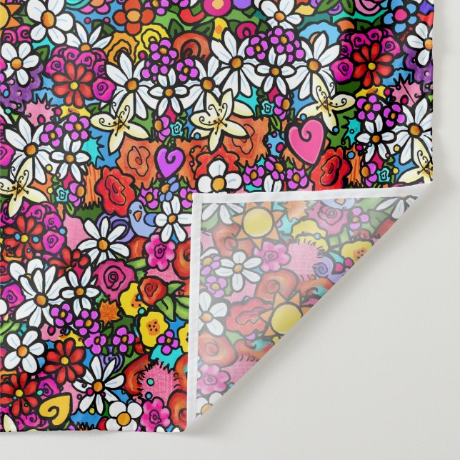 Joyful Garden Tapestry (Detail)