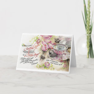 Joyful God/Little One, Folded Greeting Card, 5"x7" Card