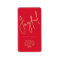 JOYFUL Gold Faux Foil Red Christmas