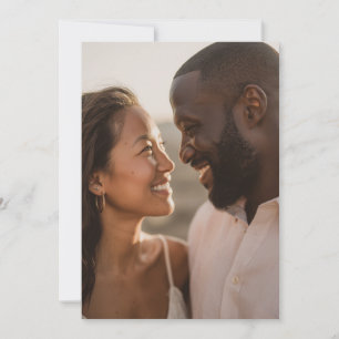 Joyful Golden Realistic Photo Invitation