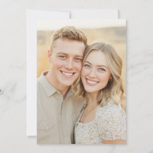 Joyful Golden Romantic Photo Invitation