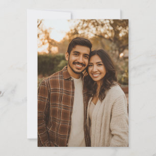Joyful Golden Warm Photo Invitation