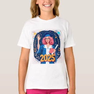 Joyful Graduate of 2025 Celebrating Achievement T-Shirt