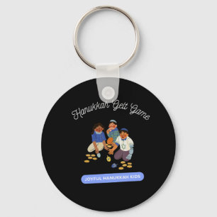 Joyful Hanukkah Kids Key Ring