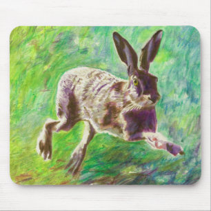 Joyful hare 2011 mouse mat
