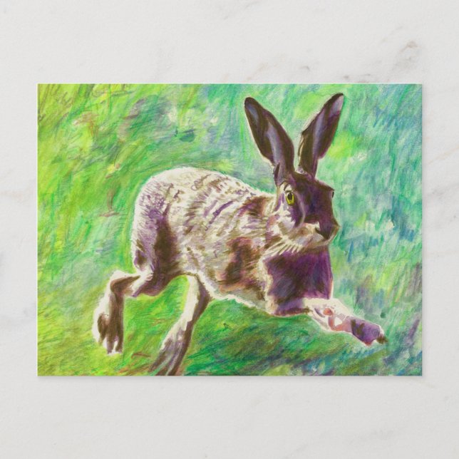 Joyful hare 2011 postcard (Front)
