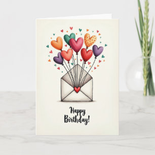 Joyful Heart Balloons Card