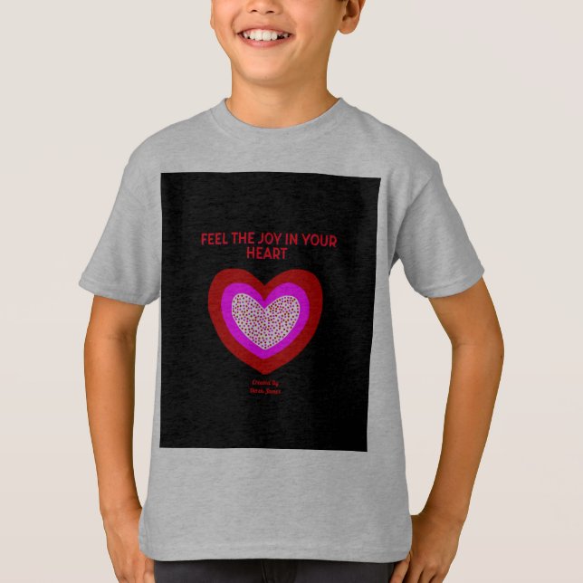 Joyful Heart Boys Light Steel Basic T Shirt (Front)