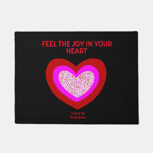 Joyful Heart Doormat (45.72 cm x 60.96 cm)