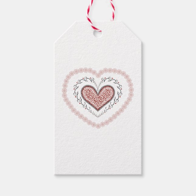 Joyful Heart Gift Tag (Leopard) (Front)