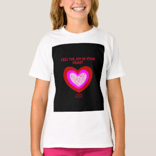Joyful Heart Girls White Basic T Shirt