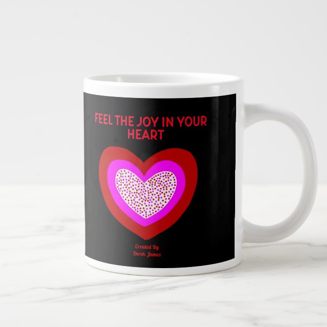 Joyful Heart Jumbo Mug (Right)
