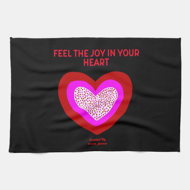 Joyful Heart Kitchen Towel (Horizontal)