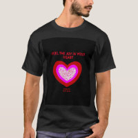 Joyful Heart Men's Black Basic T Shirt