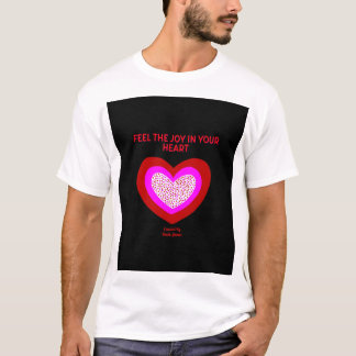 Joyful Heart Men's White Basic T Shirt